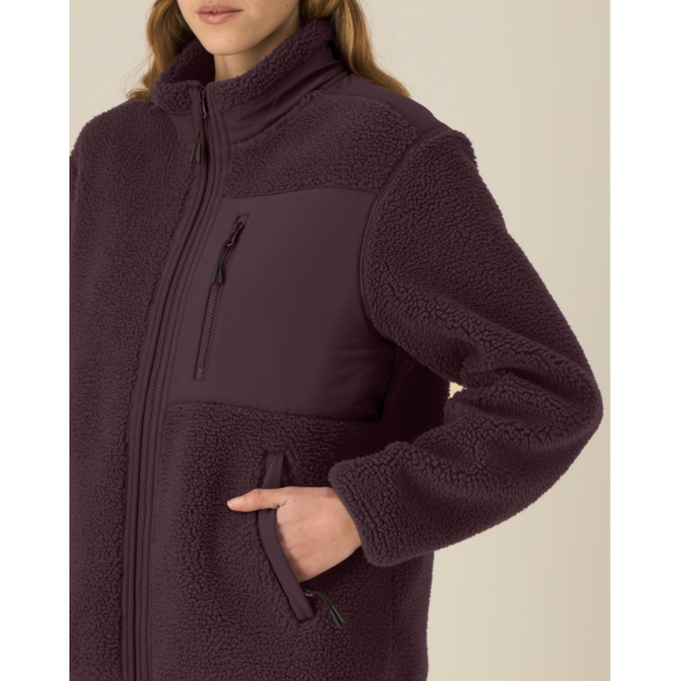 BROOKER unisex sherpa džemperis-striukė, 450g BROOKER unisex sherpa džemperis-striukė, 450g