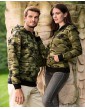 Camo Zipper vyriškas džemperis