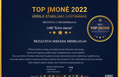 STAMPLINE - TOP ĮMONĖ 2022