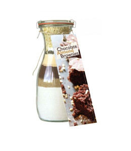 Šokoladinis braunis su migdolų riešutais (500 ml)