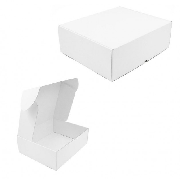 Balta dovanų dėžutė, įvairūs dydžiai