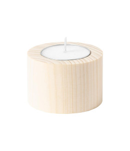Vanilės kvapo žvakė Yiren, mediniame laikiklyje