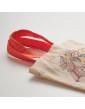 Medvilninis maišelis su individualiu dizainu, trumpomis rankenomis