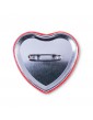 Metalinis ženkliukas su personalizuotu dizainu, širdelės formos, spalvota spauda