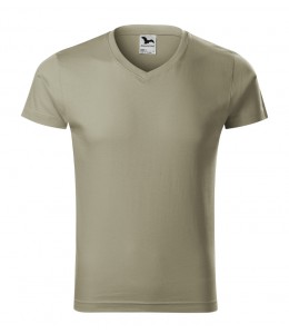 Slim Fit V-neck vyriški marškinėliai