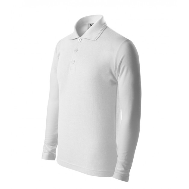 Pique Polo vaikiški polo marškinėliai ilgomis rankovėmis, 200 g/m²