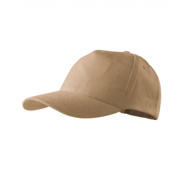 5 panelių unisex kepurėlė su snapeliu, 340 g/m²