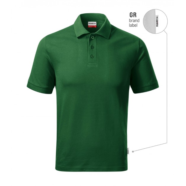 Resist Heavy vyriški polo marškinėliai, 200g