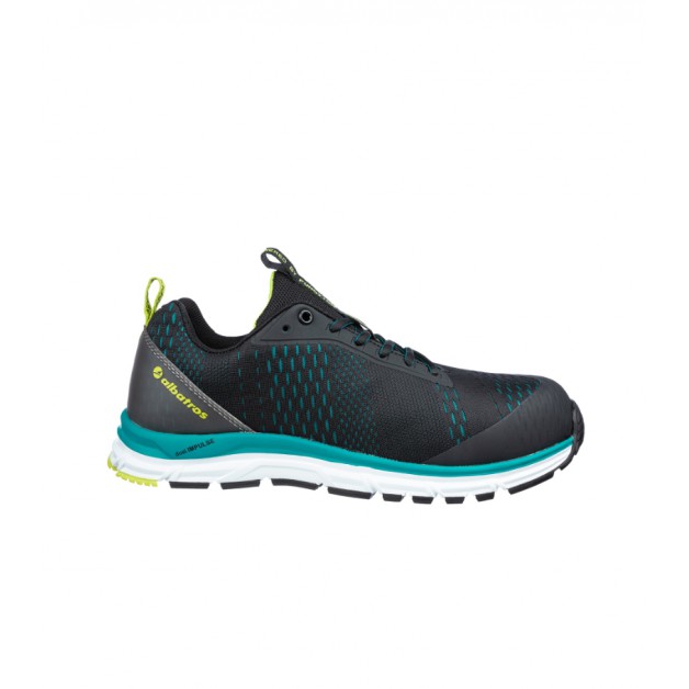 AER55 IMPULSE BLACK BLUE LOW saugos batai žemu aulu, universalūs