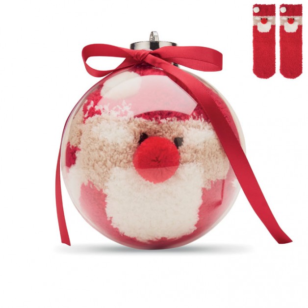 SNUG Santa kojinės eglutės žaisliuko formos pakuotėje SNUG Santa kojinės eglutės žaisliuko formos pakuotėje