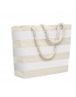 HEAVEN STRIPE medvilninis paplūdimio krepšys, 220 gr/m²