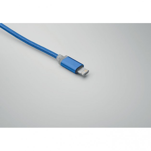 BLUE 4 in 1 raktų pakabukas - adapteris  su skirtingomis jungtimis