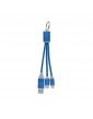 BLUE 4 in 1 raktų pakabukas - adapteris  su skirtingomis jungtimis
