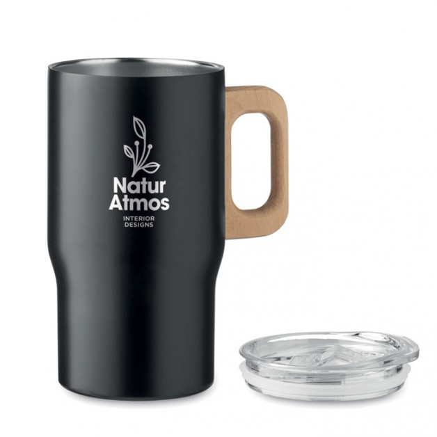 TUMBOO dvisienis nerūdijančio plieno kelioninis puodelis, 350ml