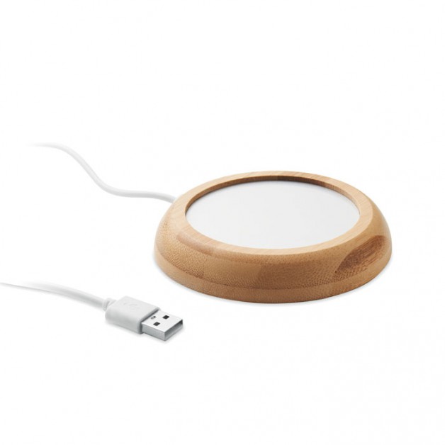 MUGLET bambukinis puodelio šildytuvas su USB