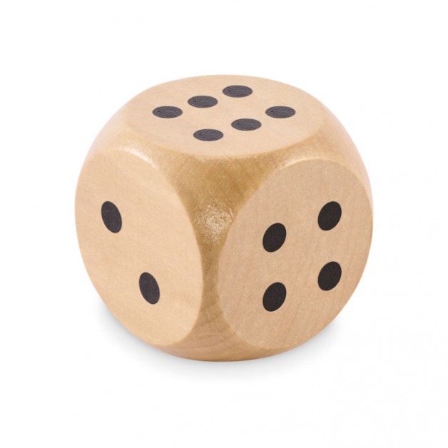 DADO Schima medienos didelis kauliukas, 5 cm