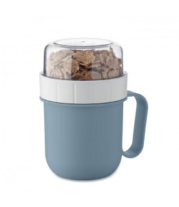 CUP ON GO PP puodelis su papildomu skyriumi, 450 ml