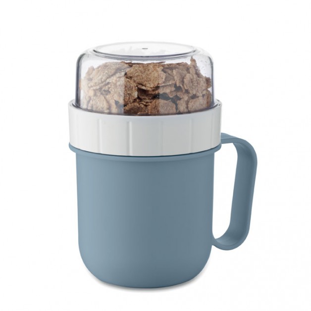 CUP ON GO PP puodelis su papildomu skyriumi, 450 ml