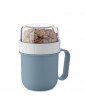 CUP ON GO PP puodelis su papildomu skyriumi, 450 ml