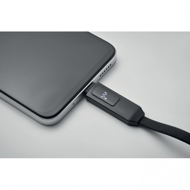 KEYSTO raktų pakabukas su krovimo laidu, 60W 