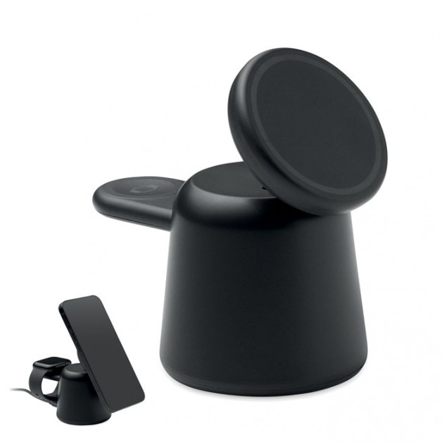 SIMPA 3 in 1 bevielis magnetinis įkroviklis, 15W SIMPA 3 in 1 bevielis magnetinis įkroviklis, 15W