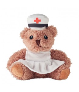 NURSE pliušinis meškiukas "Seselė"