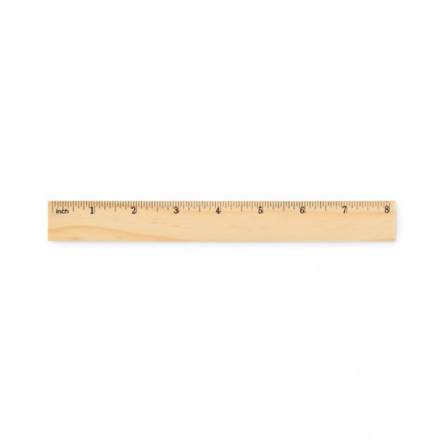 RULER20 medinė 20 cm liniuotė RULER20 medinė 20 cm liniuotė