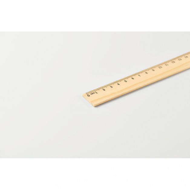 RULER20 medinė 20 cm liniuotė RULER20 medinė 20 cm liniuotė