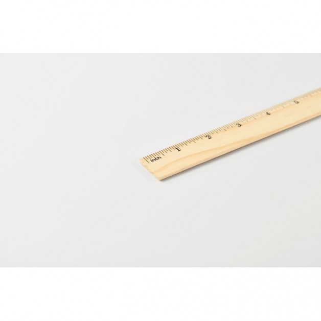 RULER20 medinė 20 cm liniuotė RULER20 medinė 20 cm liniuotė