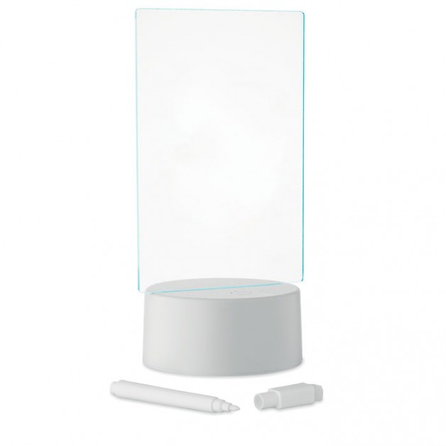 LEDMEMO užrašų lenta su LED apšvietimu LEDMEMO užrašų lenta su LED apšvietimu