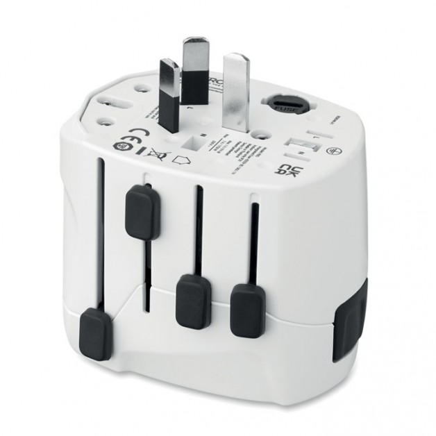 SKROSS® PRO 3 pole kelioninis adapteris
