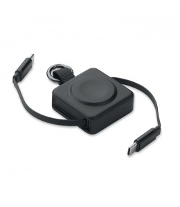 SKILFUL ištraukiamas USB-C laidas, 100W SKILFUL ištraukiamas USB-C laidas, 100W