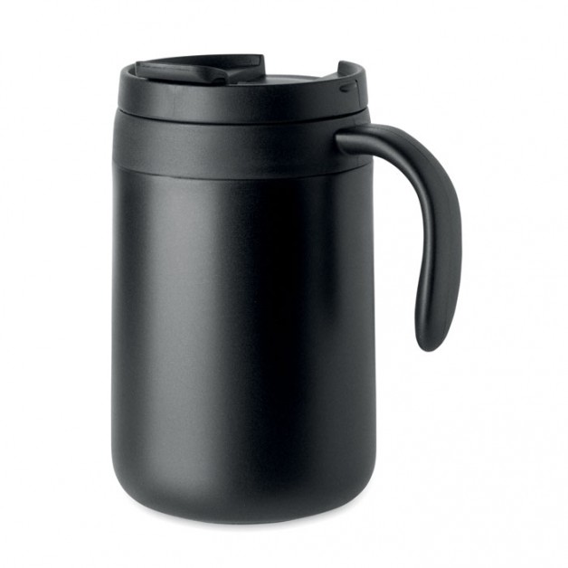 CAFETITO dvisienis kelioninis kavos puodelis su filtru, 450ml CAFETITO dvisienis kelioninis kavos puodelis su filtru, 450ml