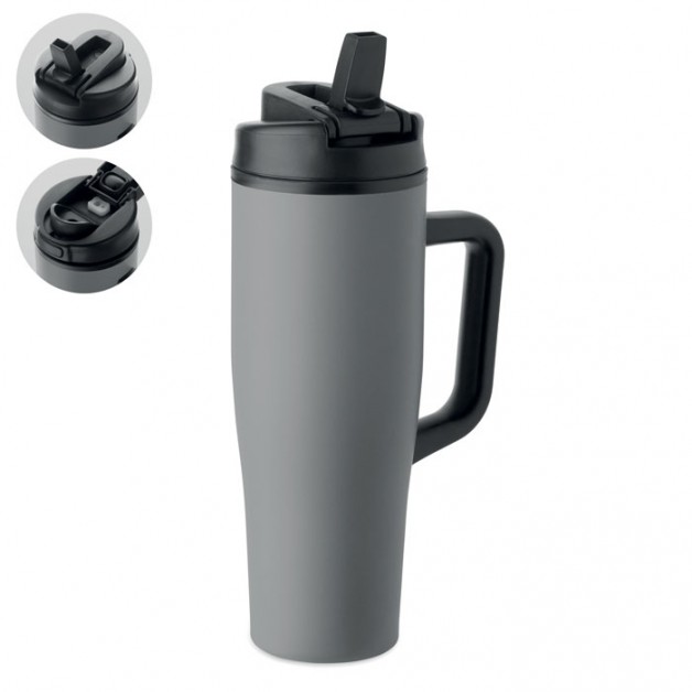 ATLANTA dvisienis kelioninis puodelis, 900ml