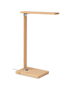 NEAT LIGHT bambukinė stalo lempa su bevielio įkrovimo funkcija 10W