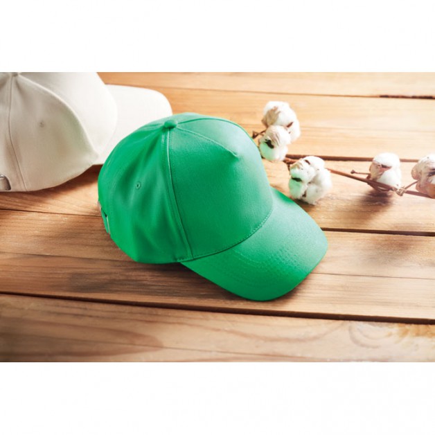 BICCA CAP organinės medvilnės kepurėlė su snapeliu, 250 g/m²