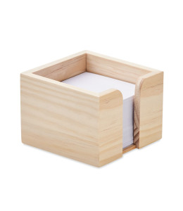 SEQUOIA medinė dėžutė su baltais lapeliais (600 vnt)