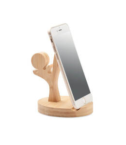 KUNFU bambukinis stovas mobiliajam telefonui