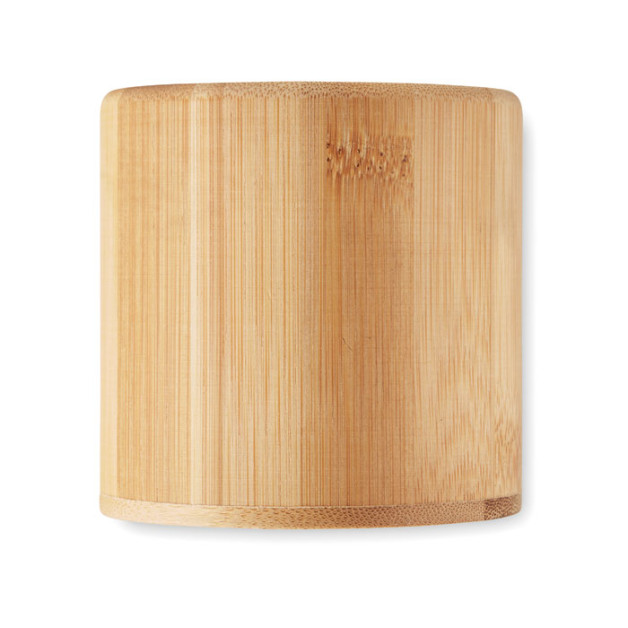 GIZA natūrali žvakė bambukiniame indelyje 160 gr, vanilės kvapas