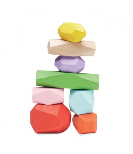 DOLMEN 8 dėlionė - žaidimas su mediniais akmenėliais