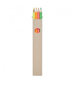 BOWY 4 spalvotų, ryškių pieštukų rinkinys
