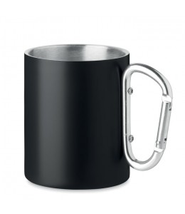 TRUMBA metalinis puodelis su karabinu - rankena