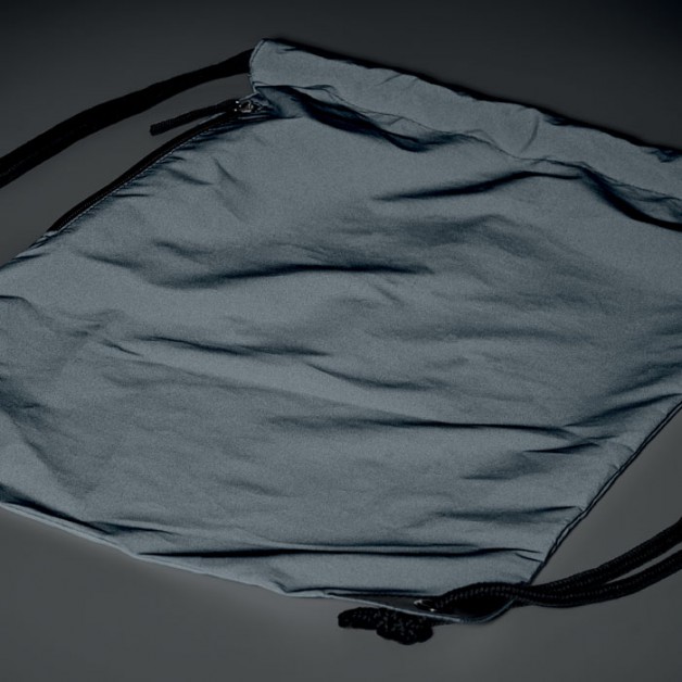 SHOOP BRIGHT kuprinytė - maišelis su raišteliais, su šviesą atspindinčiomis detalėmis