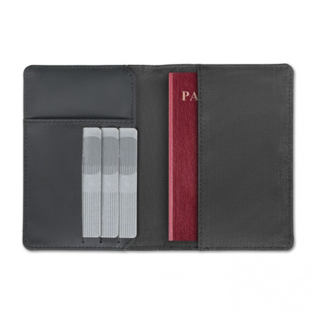 SHIELDOC paso dėklas su RFID apsauga, dviejų atspalvių