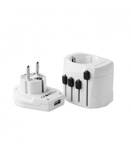 SKROSS 3 kontaktų kelioninis kroviklis 