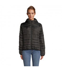 STREAM HOODED moteriška dygsniuota striukė