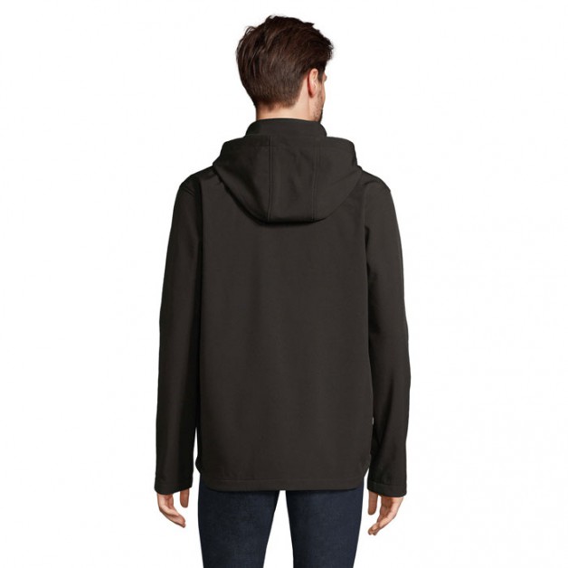 RACE vyriška softshell striukė su gobtuvu, 280 g/m²