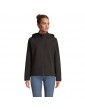 RACE moteriška softshell striukė su gobtuvu, 280 g/m²