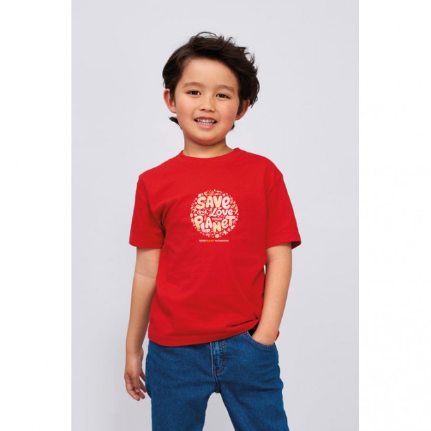IMPERIAL KIDS IMPERIAL vaikiški marškinėliai trumpomis rankovėmis 190g