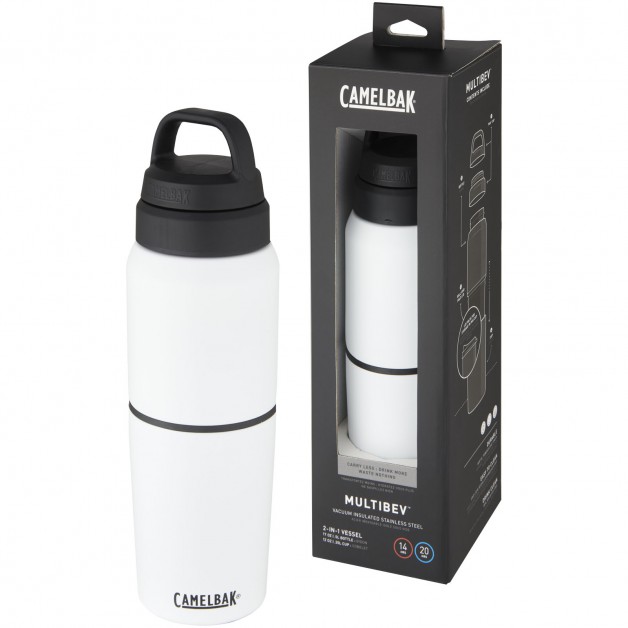 MultiBev vakuuminė, šilumą izoliuojanti gertuvė iš nerūdijančio plieno 500 ml ir 350 ml puodelis